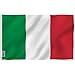 Anley Fly Breeze 3x5 Foot Italy Flag - Vivid Color and UV Fade Resistant - Canvas Header and Double Stitched - Italian Flags Polyester with Brass Grommets 3 X 5 Ft primary