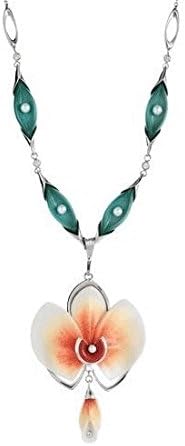 Franz CollectionMoth Orchid Flower Necklace