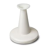 Topoint Silicone Door Stopper Wall Protector Waterproof No Hole Quiet Soft Floor Doorstop Flexible for Bathroom Bedroom Nursery Room Office(white)