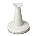 Topoint Silicone Door Stopper Wall Protector Waterproof No Hole Quiet Soft Floor Doorstop Flexible for Bathroom Bedroom Nursery Room Office(white)