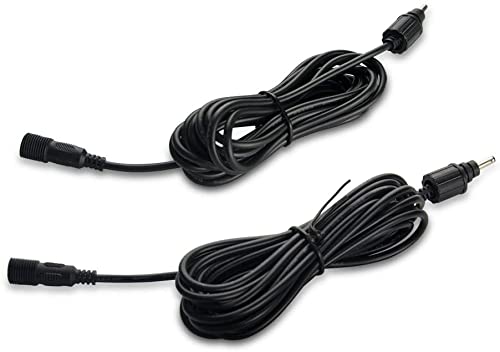 2 Pack 3M/9.8Ft Extension Cable for Garden Spike Lights Spurleh Garden LED Adapter IP65 Waterproof Extension Cable for Garden Spotlights — image 1