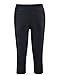 Hilor Women's High Waist UV Rash Guard Pants Crop Swim Leggings Sports Capri Tights
