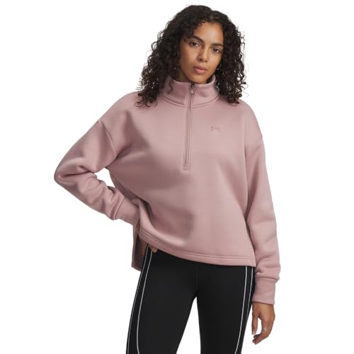 Under Armour Women's Armour Fleece Half Zip, (673) Tourmaline Pink / / Tourmali…