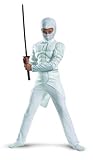G.i. Joe Retaliation Storm Shadow Classic Muscle Costume, White, Medium