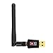 USB Wifi Adapter ac600Mbps,TUPELO 802.11ac Dual Band 2.4G/5G Wireless External USB Wifi Dongle with 2dBi Antenna for Computer Desktop Laptop PC