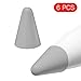 pzoz Protector Case Compatible with Apple Pencil Tips for 1st & 2nd Generation, Silicone Nibs Cover for iPad Pencil Tips and Replacement Writing Protection (6 Pcs) (Gray)