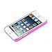 Pandamimi Deluxe Rose Pink Bling Diamond Rhinestone Aluminum Chrome Hard Case Cover for Apple iPhone 5 5G , Screen Protector