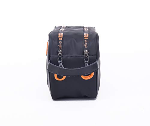 Toiletry Bag for Men - Canvas Dopp Kit for Travel, Gym, Grooming & Shaving, Waterproof Lining, ... - Thumbnail 2