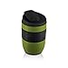 Hamilton Beach Compact espresso Travel Mug, 8oz, 2 Pack Set, Stainless Steel/Green