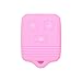 SEGADEN Silicone Cover Protector Case Holder Skin Jacket Compatible with FORD LINCOLN MAZDA MERCURY 3 Button Remote Key Fobs FCC CWTWB1U345 CWTWB1U331 GQ43VT11T CV2715 Pink