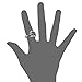 Areke Mens Stainless Steel Rings Dragon Wolf Claw,Gothic Tribal Punk Ring Polished Silver Size 6-13