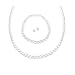 Serendipity Tiaras & Jewelry Children's Flower Girl White Pearl Necklace, Earrings & Bracelet Set