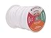 Mandala Crafts Maxi Piping Trim, Double Fold Bias Tape, Welting Cord from Cotton Polyester for Sewing, Trimming, Upholstery (White, 2.5mm 0.5 inch 55 Yards)