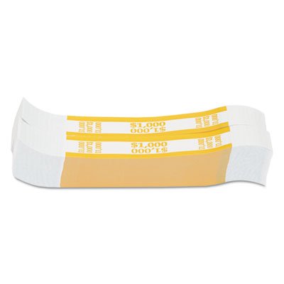 Mmf Industries 401000 Currency Straps, Dollar Bills, Yellow - Thumbnail 2
