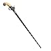 Replica Flintlock Cane Victorian Gun Handle Walking Stick