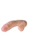 Pipedream King Cock Plus Dual Density Fat Cock Dildo with Balls, Flesh, 10