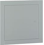 JL Industries 9TM 8" x 8" Flush Universal Access Door Panel, Gray Primer