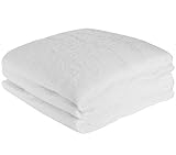 3 Pack Christmas Snow Cover Blankets-Soft Fluffy Thick White Cotton Blanket Artificial Fake Holiday Winter Decor For Christmas Tree Skirt Table Runner Village Displays Scene Drapes Crafts 15 IN x 10ft