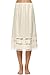 Avidlove Women Lingerie Slips Satin Snip-it Half Slip Lace Underskirt Beige Beige  FBA  Medium