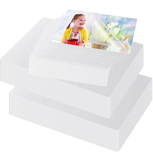 Ctosree 1000 Pcs Clear Thermal Laminating Sheets Laminating Pouches, Including 8.6 x 12 Inch Lamination Sheet Paper Hold 8.5 x 11 Inch Sheet, 6 Mil 4.3 x 6.3 Inch Laminating Pouches