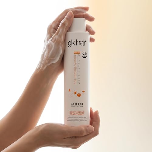 GK HAIR Global Keratin Moisturizing Conditioner (300ml/10.1 Fl Oz) Hydrating Color Protection Dry Damage Curly Frizzy Thinning Color Treated Hair Repair Organic Paraben Sulfate Free All Hair Types