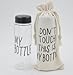 Heat transfer printing color changing ceramic mug smile face with gift is water bottle