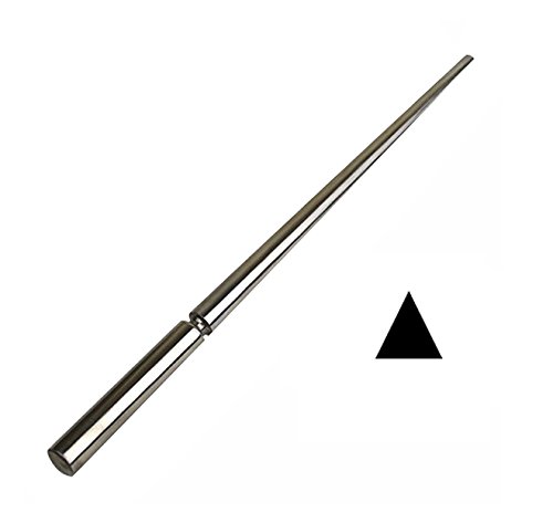 11" Steel Triangular Bezel Mandrel Wire Wrapping Metal Jewelry Forming Tool