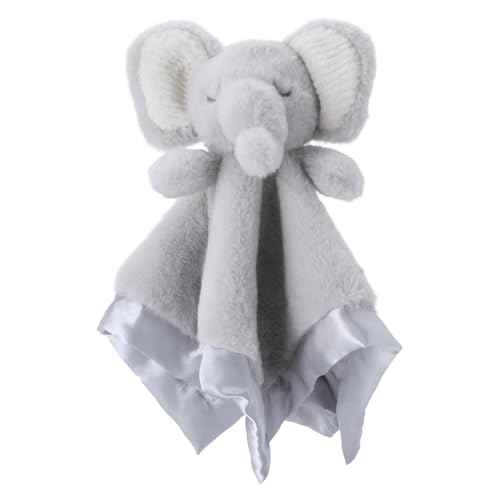 Linzy Secure Elephant Lovey for Babies – Soft Elephant Plush Stuffed Animal Bla…
