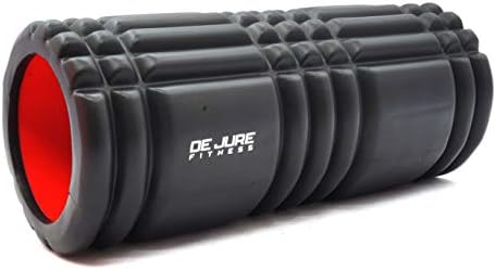 DE JURE FITNESS Imported EVA High Performance Light Weight Yet Rugged Orange Foam Roller 13Inch