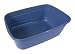 Petmate Giant Litter Pan High-Capacity Cat Litter Box Blue Mesa Color primary