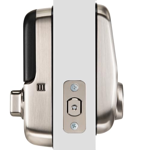 Yale Assure Lock Deadbolt, Satin Nickel Digital Touchscreen Keypad with Z-Wave and Backup Key for Front or Back Entry Door, YRD226-ZW2-619 - View 3