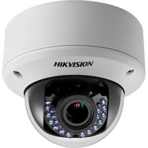 UPC 816783019449, Hikvision DS-2CE56D5T-AVPIR3 Outdoor Analog IR Dome Camera, HD1080P, True WDR, Smart IR, UTC Menu, IP66 Standard, IR to 40M, 24VAC/12VDC