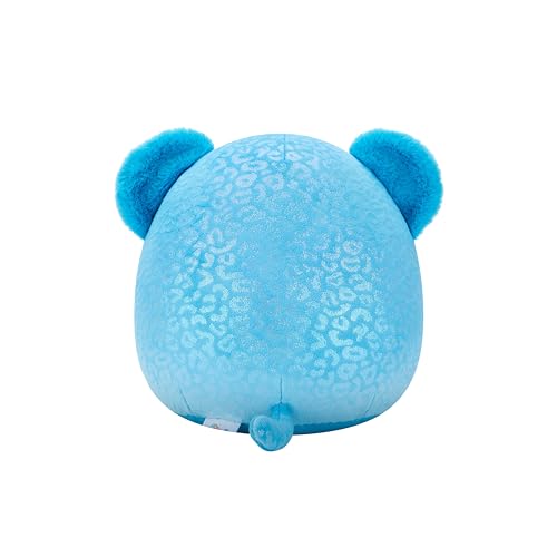 Squishmallows Original 8in Sarge The Blue Jaguar with Iridescent Spots – Official Jazwares Plush (Little)