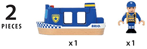 BRIO World 33820 - Polizeiboot mit Licht und Sound – Bild 5