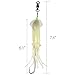 Dr.Fish 5 Pack Saltwater Fishing Lure Trolling Squid Offshore Bait Teaser 6