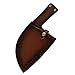 XYJ Leather Knife Sheath for Boning Kitchen Chef Knives (For 7'' Butcher Knife A, Brown D)