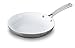 Calphalon 2 Piece Classic Ceramic Nonstick Omelet Chef Pan Set, Grey/White