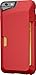 Smartish iPhone 6 Plus/6s Plus Wallet Case - Wallet Slayer Vol. 1 [Slim + Protective] Credit Card Holder for Apple iPhone 6s Plus/6 Plus (Silk) - Red Rouge