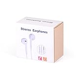 Woitech 2 Pack iPhone Headphones Premium Quality Earphones Earbuds with Mic and Remote Control,Compatible with iPhone 6, 6s, 6 Plus, 6s Plus, iPhone 5s 5c 5, SE,iPad /iPod (White)