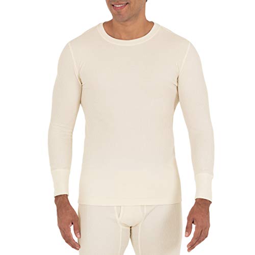 Fruit of the Loom - Ropa interior térmica de gofres reciclados para hombre (1 y 2 paquetes)
