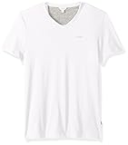 Calvin Klein Men's Short Sleeve Pima Cotton V-Neck T-Shirt, White, X-LARGE