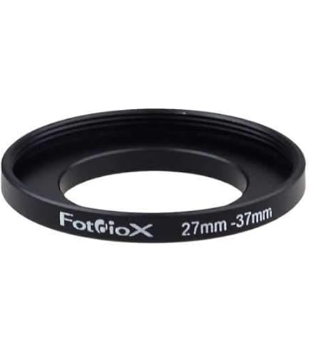 Anello Adattatore 24mm-37mm – Per Montare Filtri E Accessori Da 37mm Su Obiettivi Con Attacco 24mm, In Alluminio Nero Antiriflesso