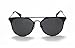 GAMT New Fashion Cateye Polarized Sunglasses For Women Classic Style (metal black frame black lens)