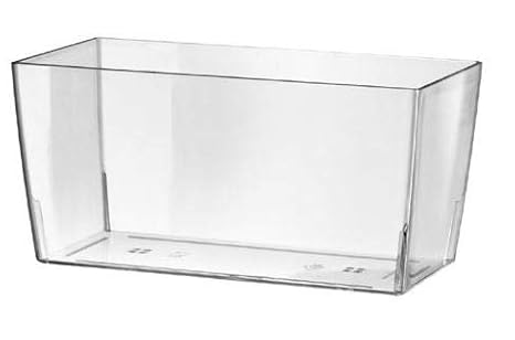 Durchsichtiger Blumenkasten 'Coimbra' mit 30 cm Breite