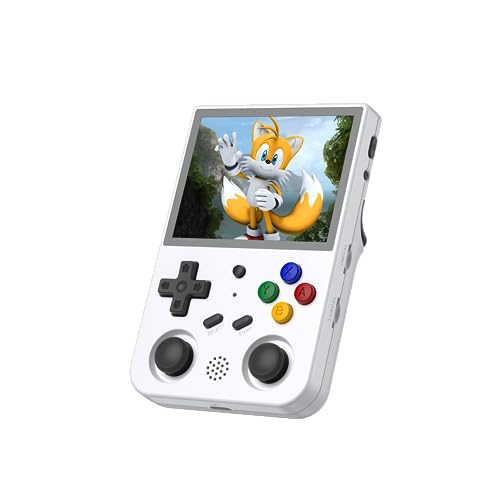 RG353V Retro Handheld Game Console Dual OS Android 11 and Linux 64Gb TF  Card Pre-Installed with 4452 Games