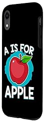 iPhone XR A Is For Apple Apple Fruit Lover Case