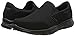 Skechers Men's Equalizer Persistent Slip-On Sneaker, Black/Black, 9 W US