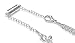 SPARIK ENJOY (TM) 4pcs Gold & Silver Necklace Extenders 4