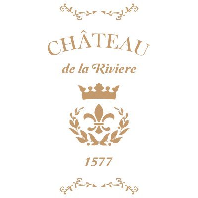 Stencil Deco Vintage Composition 135 Chateau. Stencil size: 20x30 cm (7,9x11,8 in). Design size: 13,4x25,1 cm (5,3x9,9 in)
