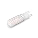 Vlio G9 LED Capsule Bulb Dimmable 5W Energy Saving Bulbs 5800-6500K Cool white LED Lamps AC110V 360 Degree Beam Angle(Pack of 10)